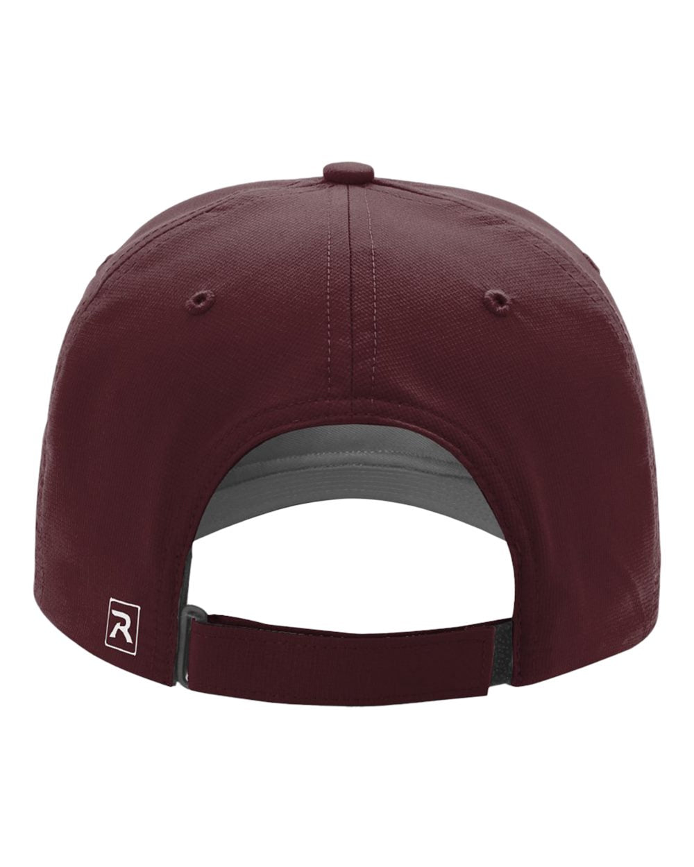 Rear View of Maroon Casual Performance Cap - 225