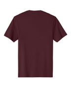 Rear View of Maroon District Perfect Weight Tee. DT104