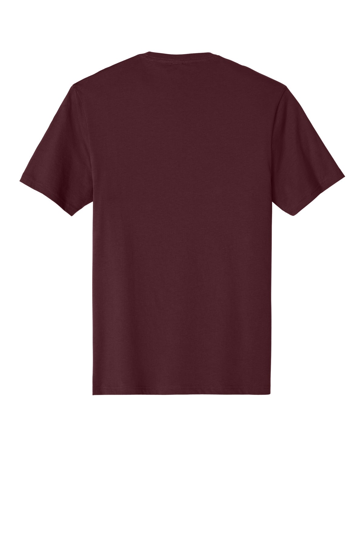 Rear View of Maroon District Perfect Weight Tee. DT104