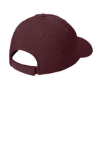Rear View of Maroon Sport-Tek Dry Zone Nylon Cap. STC10