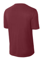 Rear View of Maroon Sport-Tek PosiCharge Competitor Tee. ST350
