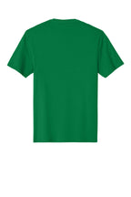 Rear View of MeadowGrn District Perfect Weight Tee. DT104