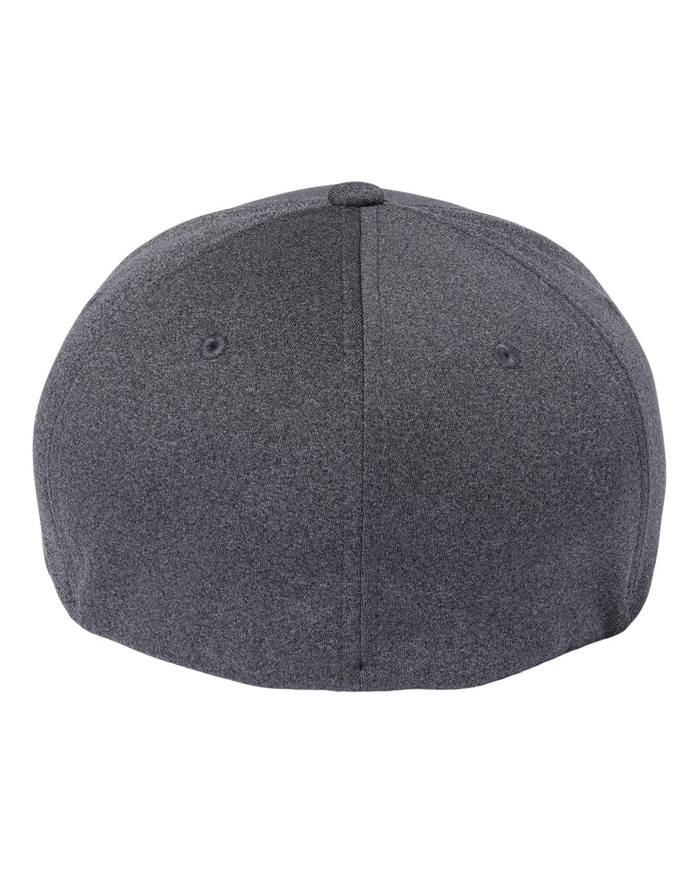 Rear View of Melange Dark Grey Unipanel™ Melange Cap - 5577UP