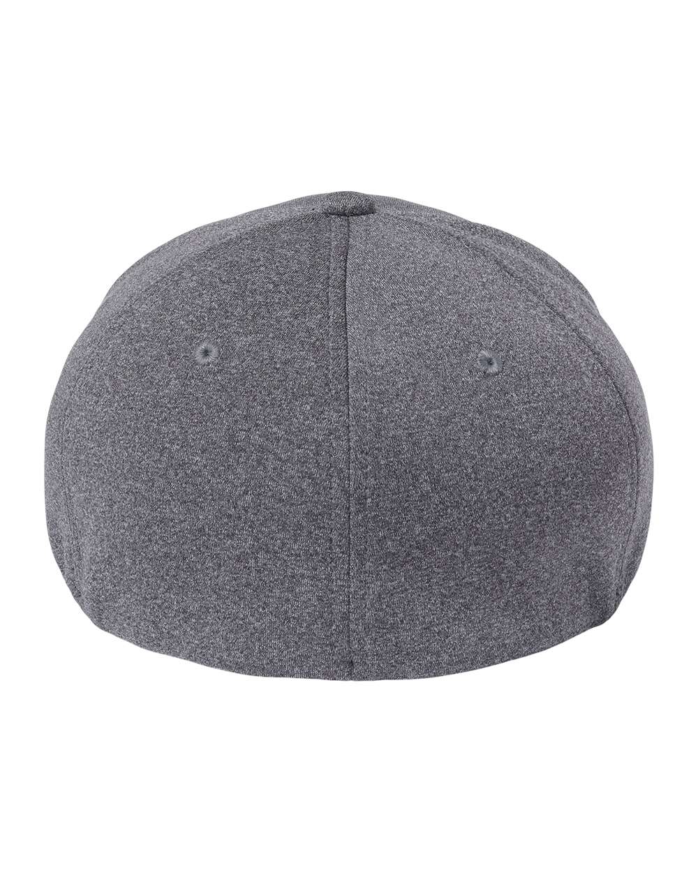 Rear View of Melange Heather Unipanel™ Melange Cap - 5577UP