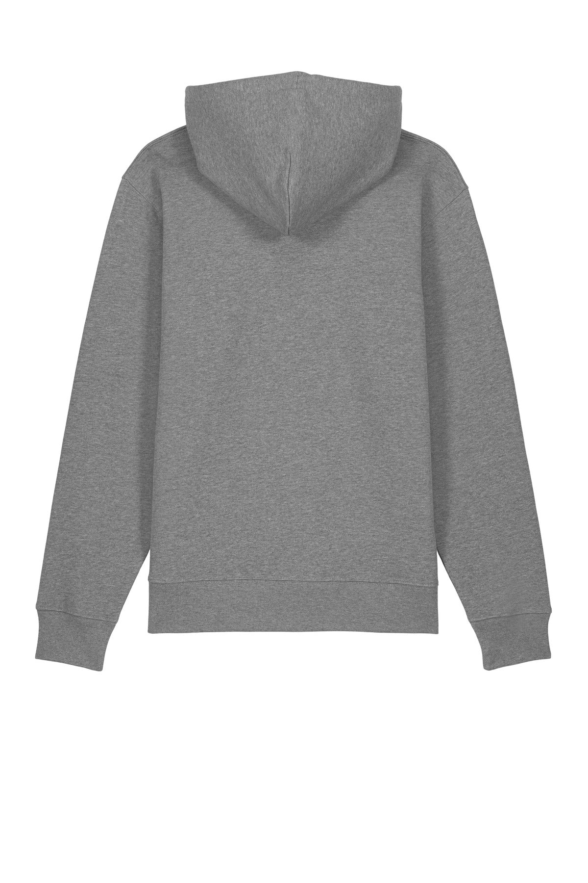 Rear View of MidHthrGry Stanley/Stella Unisex Cruiser 2.0 Hooded Sweatshirt SXU003