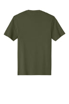 Rear View of MilGreen District Perfect Weight Tee. DT104
