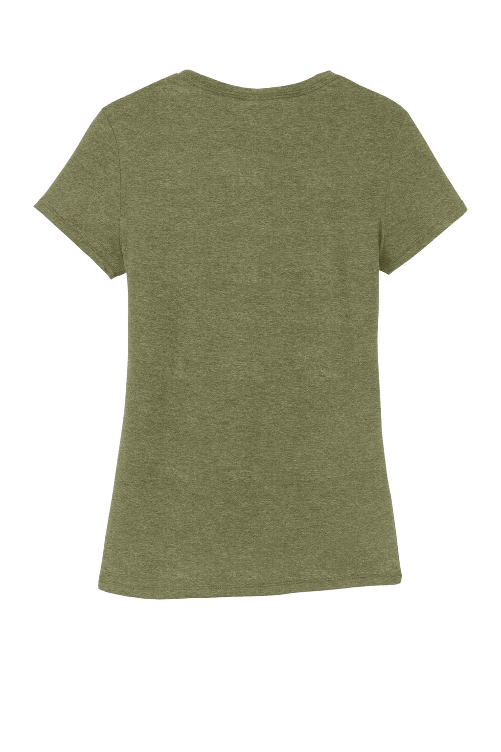 Rear View of MilGrnFst District Women's Perfect Tri Tee. DM130L