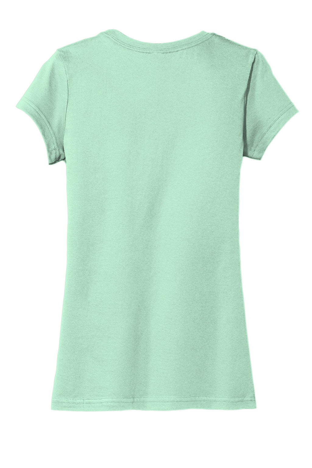 Rear View of Mint District Women's Fitted Very Important Tee . DT6001