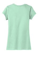 Rear View of Mint District Women's Fitted Very Important Tee . DT6001