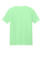 Rear View of MintGreen Gildan Softstyle T-Shirt. 64000