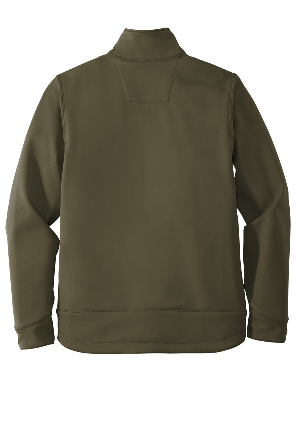 Rear View of Moss Carhartt Crowley Soft Shell Jacket. CT102199