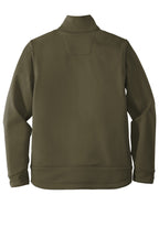 Rear View of Moss Carhartt Crowley Soft Shell Jacket. CT102199