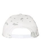 Rear View of Multicam Alpine Premium Flat Bill Snapback Cap - 6089M
