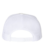 Rear View of Multicam Alpine/ White Five-Panel Classic Trucker Cap - 6006