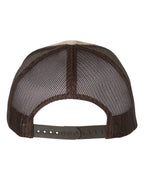 Rear View of Multicam Arid/ Brown Retro Trucker Cap - 6606