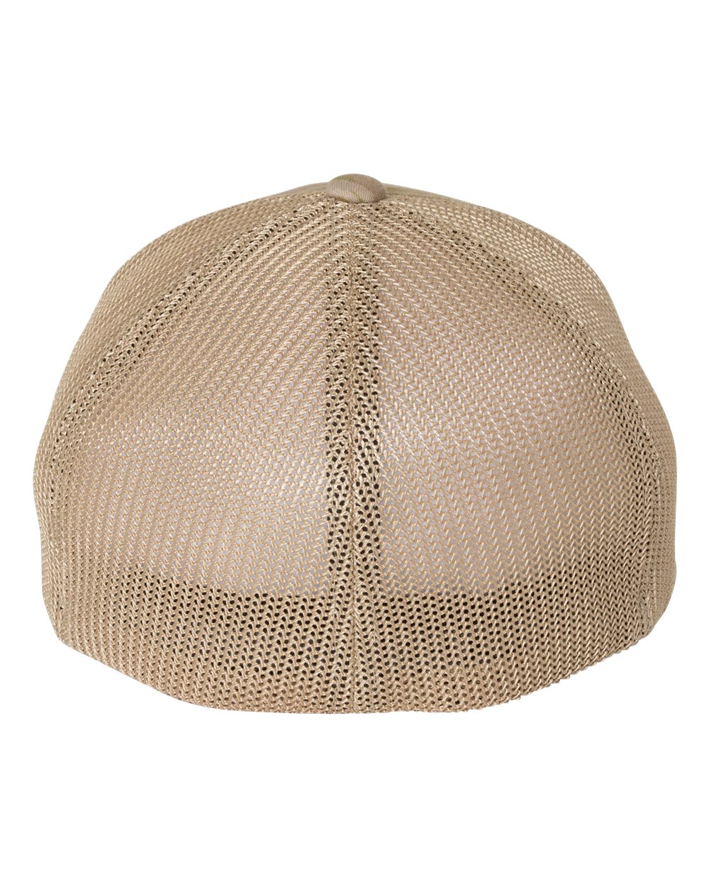 Rear View of Multicam Arid/ Tan Trucker Cap - 6511