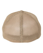 Rear View of Multicam Arid/ Tan Trucker Cap - 6511