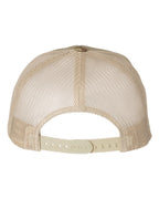 Rear View of Multicam Green/ Khaki Retro Trucker Cap - 6606