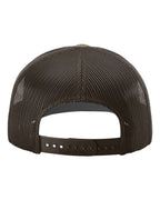 Rear View of Multicam Original/ Coyote Brown Tactical Trucker Cap - 112PT