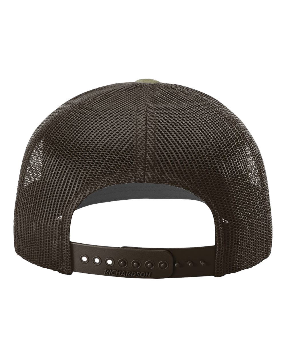 Rear View of Multicam Original/ Coyote Brown Tactical Trucker Cap - 112PT