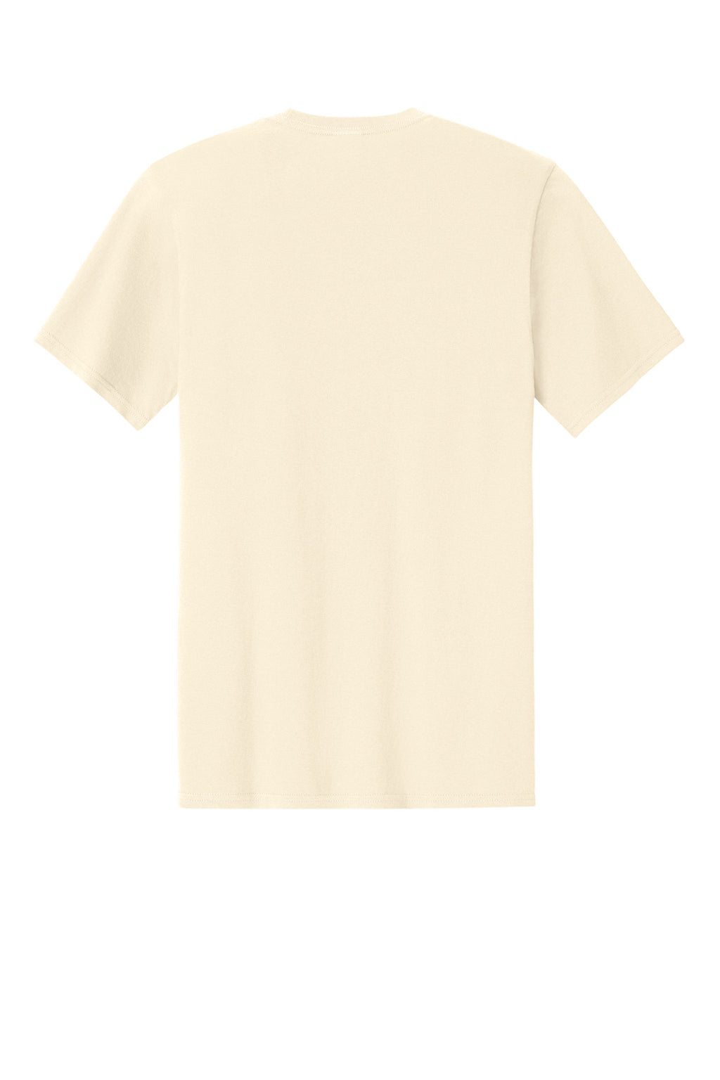 Rear View of Natural Port & Co Easy Cotton Tee PC43