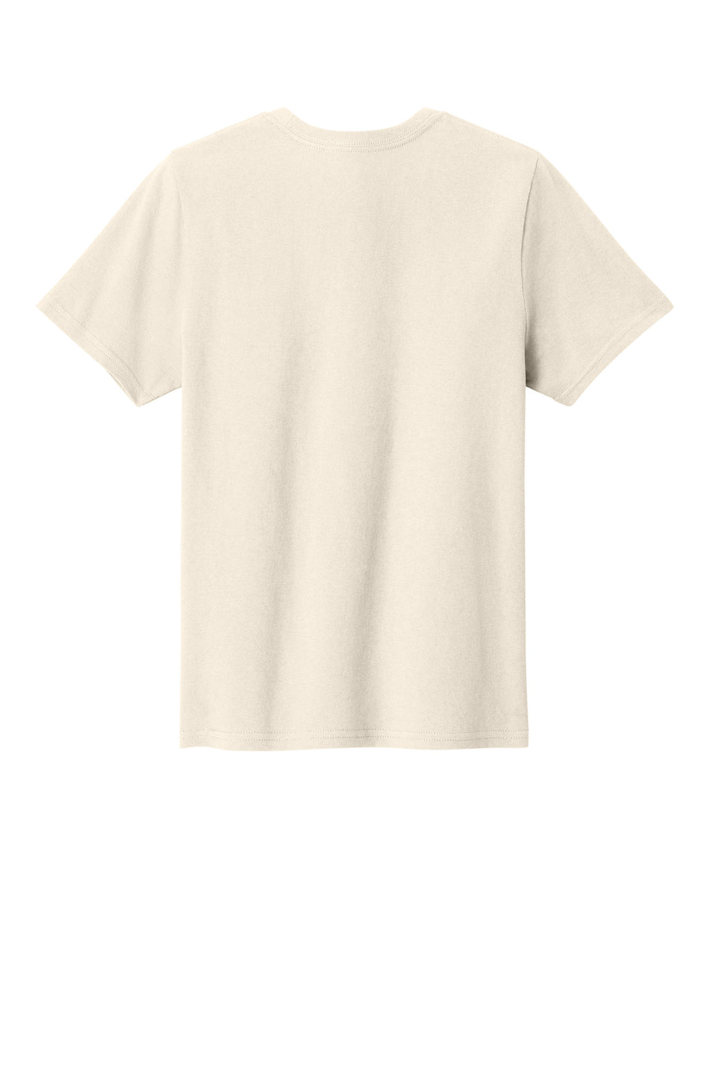 Rear View of Natural Port & Co Youth Easy Cotton Tee PC43Y