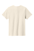 Rear View of Natural Port & Co Youth Easy Cotton Tee PC43Y