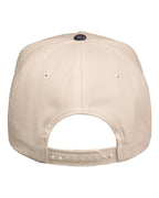 Rear View of Natural/ Realtree All Purpose Five-Panel Twill Cap - 8869
