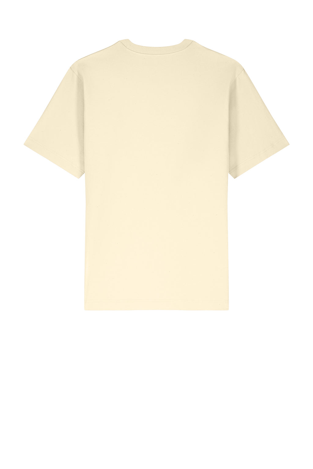 Rear View of NaturalRaw Stanley/Stella Unisex Freestyler Heavyweight Tee SXU018