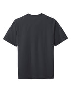 Rear View of Navy Blue CornerStone Workwear Pocket Tee CS430