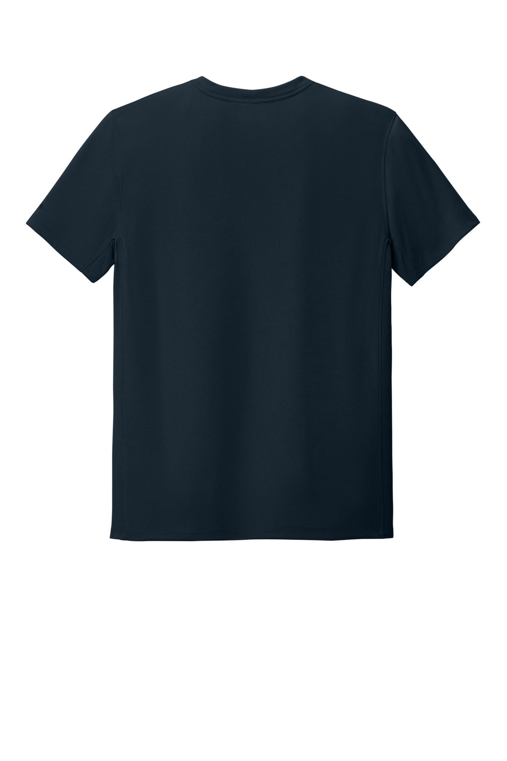 Rear View of Navy Carhartt Force Sun Defender Short Sleeve T-Shirt CT106868