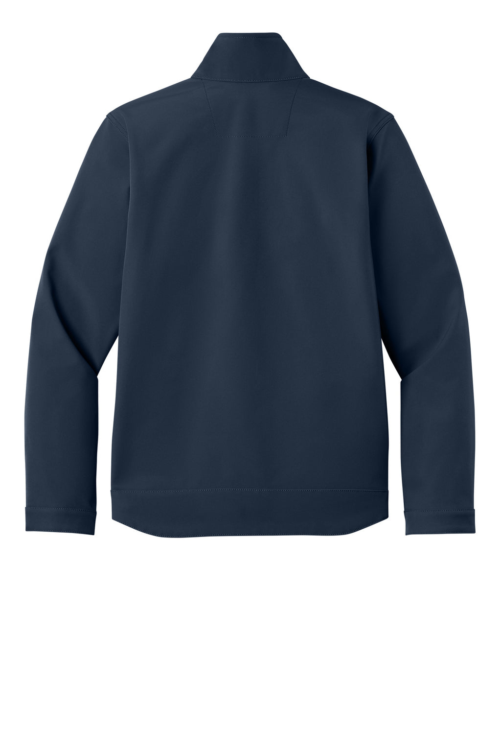 Rear View of Navy Carhartt Rain Defender Soft Shell Jacket CT106438