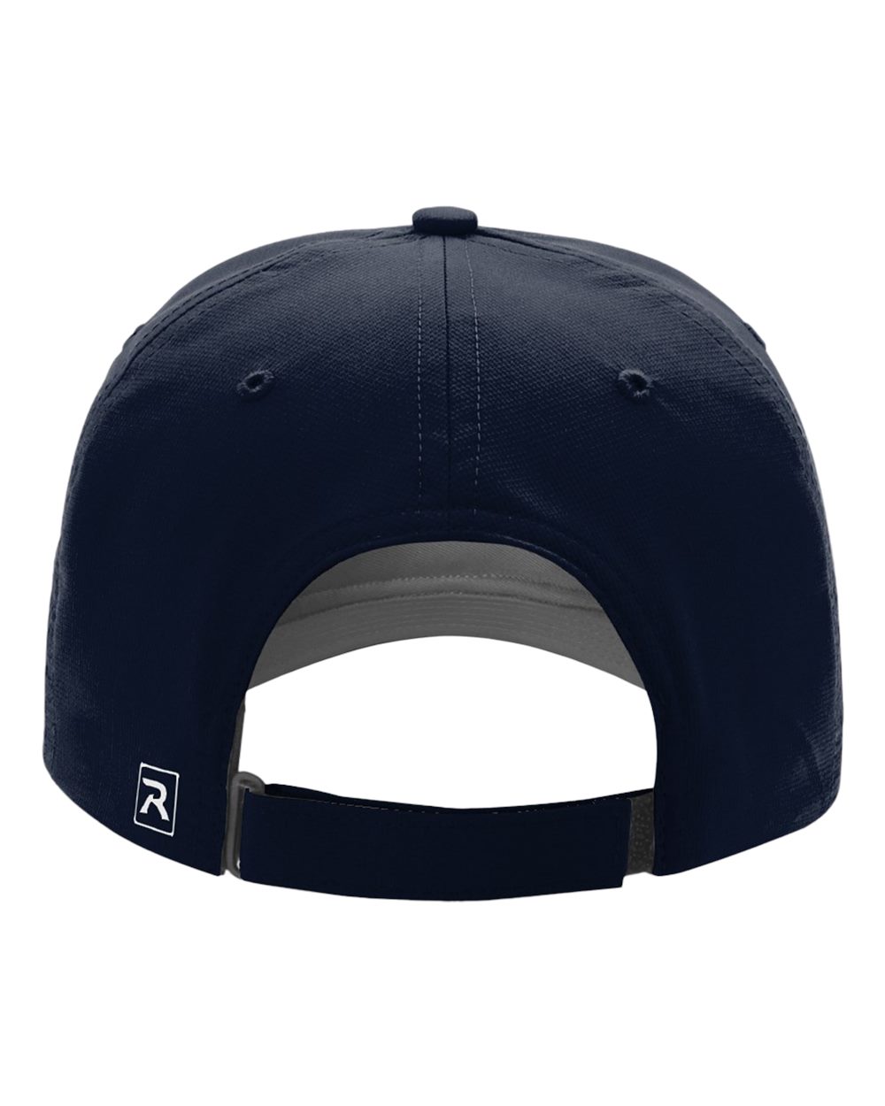 Rear View of Navy Casual Performance Cap - 225