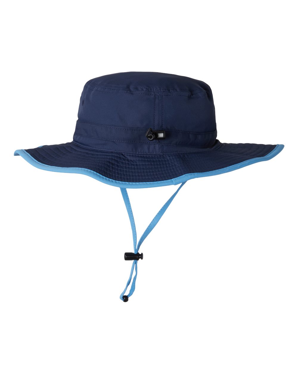 Rear View of Navy/ Columbia Ultralight Booney - GB400
