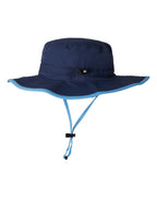 Rear View of Navy/ Columbia Ultralight Booney - GB400