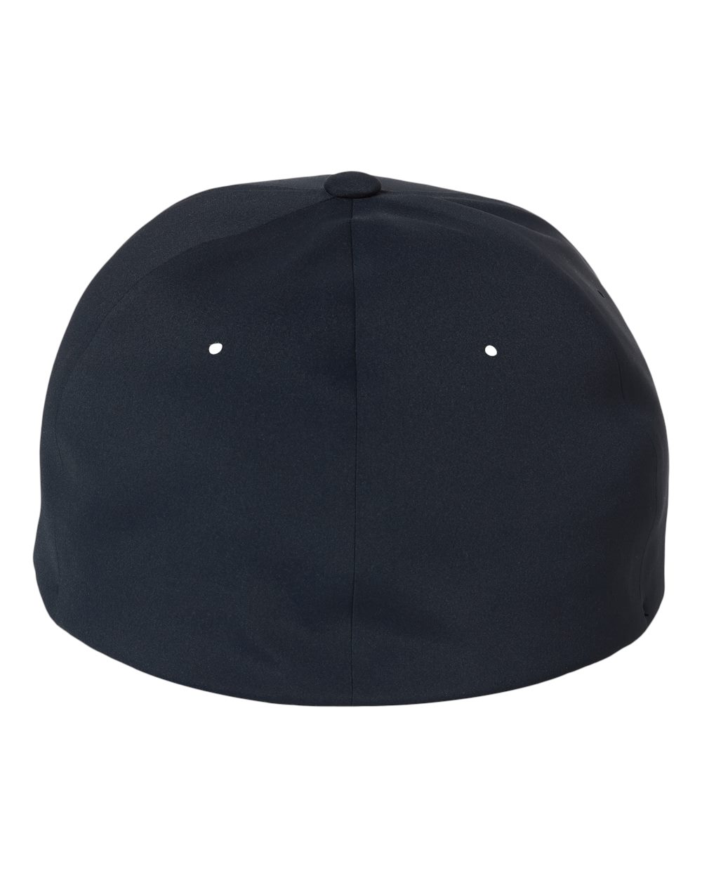 Rear View of Navy Delta® Seamless Cap - 180