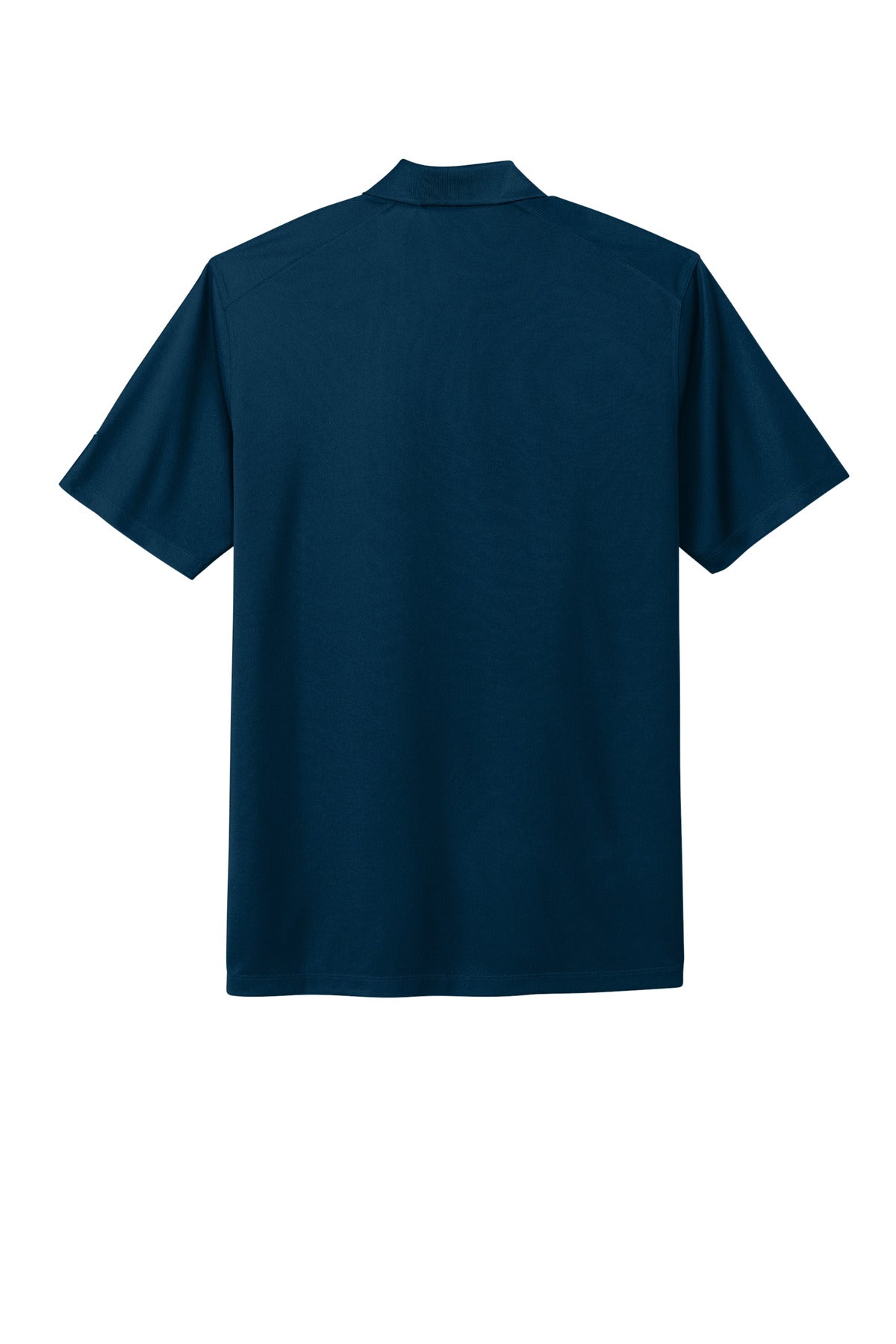 Rear View of Navy Nike Dri-FIT Micro Pique 2.0 Polo NKDC1963