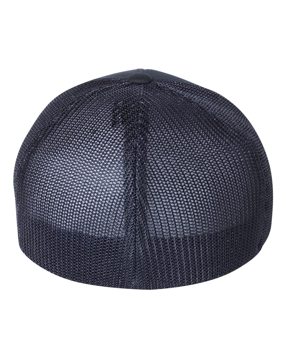 Rear View of Navy R-Flex Trucker Cap - 110