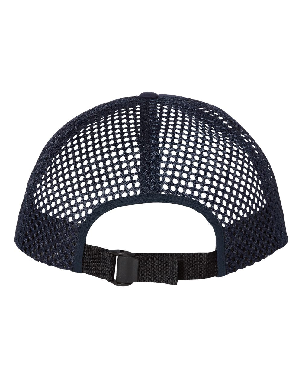 Rear View of Navy Rogue Wide Set Mesh Cap - 935