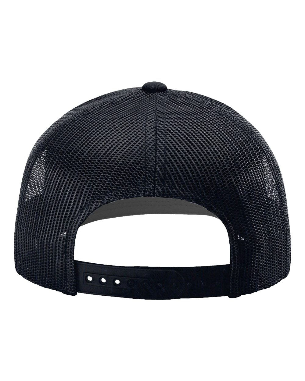 Rear View of Navy Sustainable Trucker Cap - 112RE