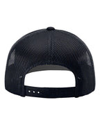 Rear View of Navy Sustainable Trucker Cap - 112RE