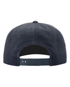 Rear View of Navy Timberline Corduroy Cap - 253