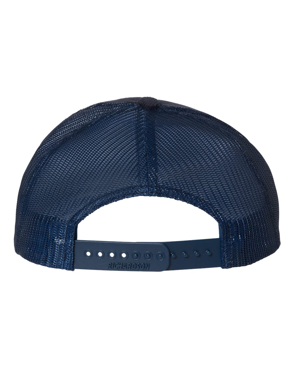Rear View of Navy Troutdale Corduroy Trucker Cap - 930