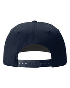 Rear View of Navy Twill Back Trucker Cap - 312