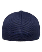Rear View of Navy Ultrafiber Mesh Cap - 6533