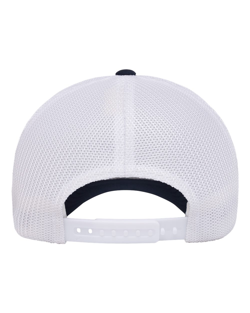 Rear View of Navy/ White 110® Recycled Mesh Cap - 110R