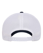 Rear View of Navy/ White 110® Recycled Mesh Cap - 110R