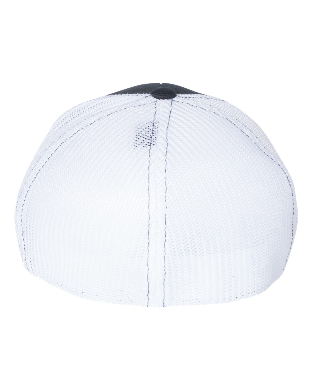 Rear View of Navy/ White R-Flex Trucker Cap - 110