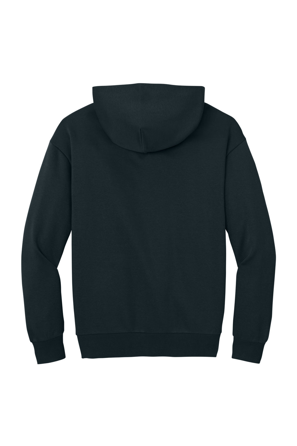 Rear View of NavyBlue District V.I.T. Heavyweight Fleece Hoodie DT6150