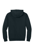 Rear View of NavyBlue District V.I.T. Heavyweight Fleece Hoodie DT6150